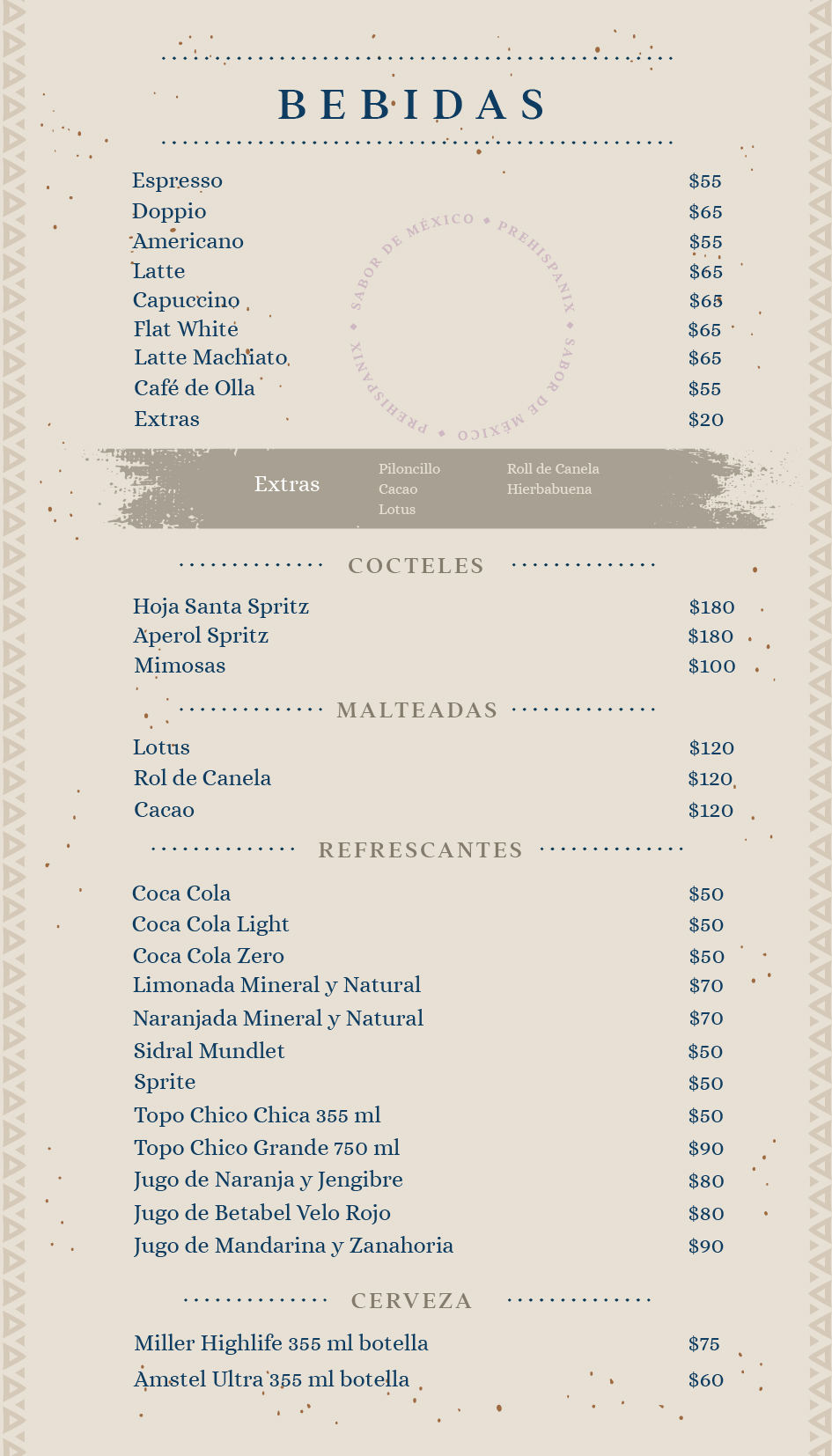 Bebidas Desayuno