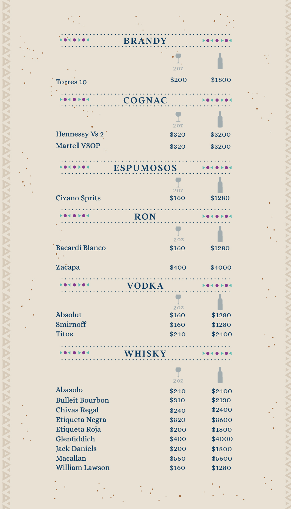 Bebidas