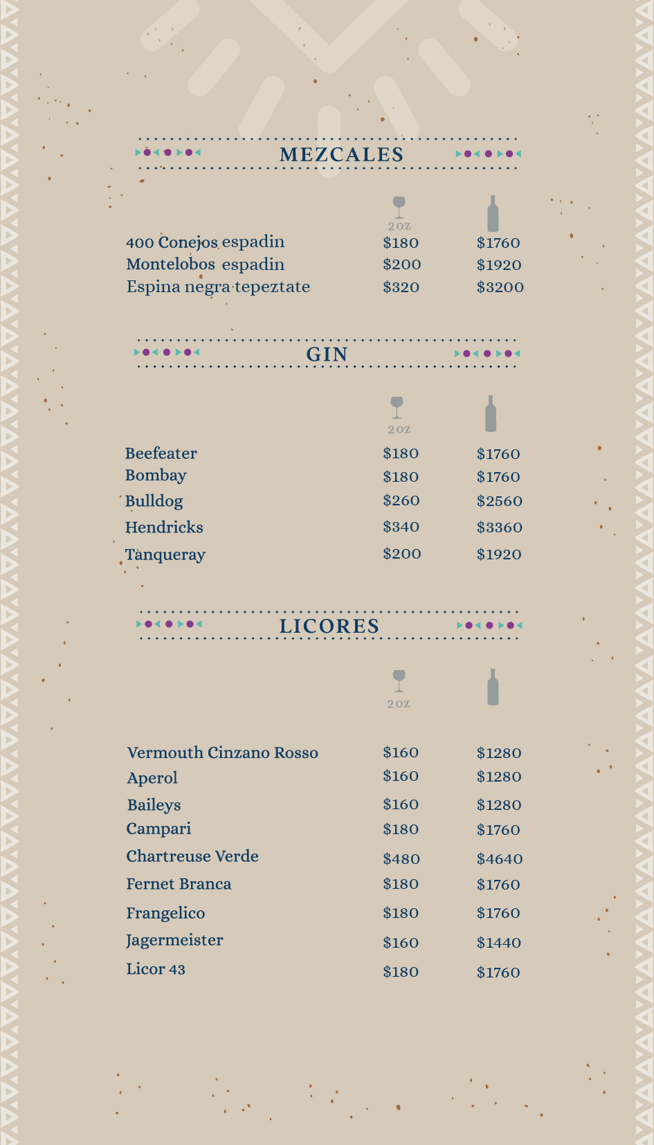 Bebidas